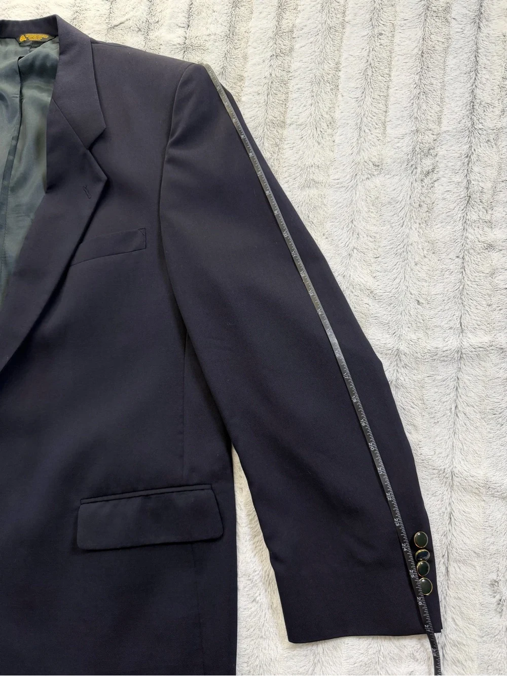 Vintage RSM Rochester Special Man 100% pure wool navy blazer big & tall